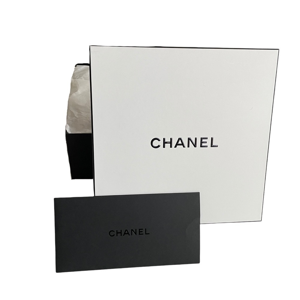Chanel Square Gift Box with Tissue and Envelope